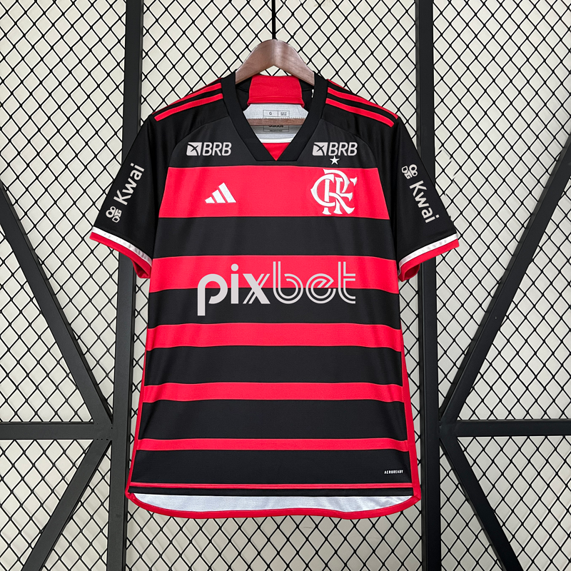 Jersey 24∕25 Flamengo home+All sponsors