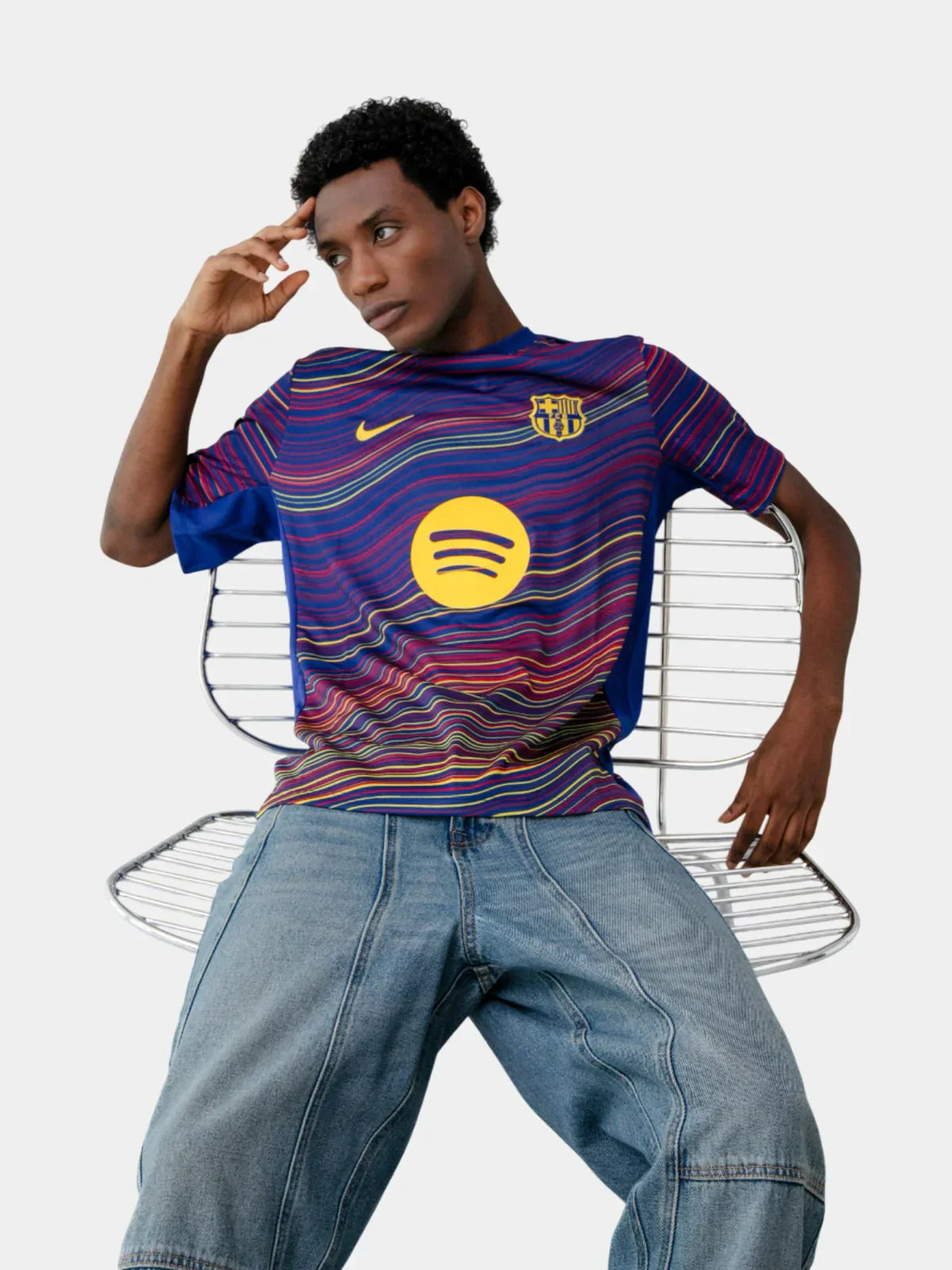 Trikot Barcelona 25/26 vor dem Spiel