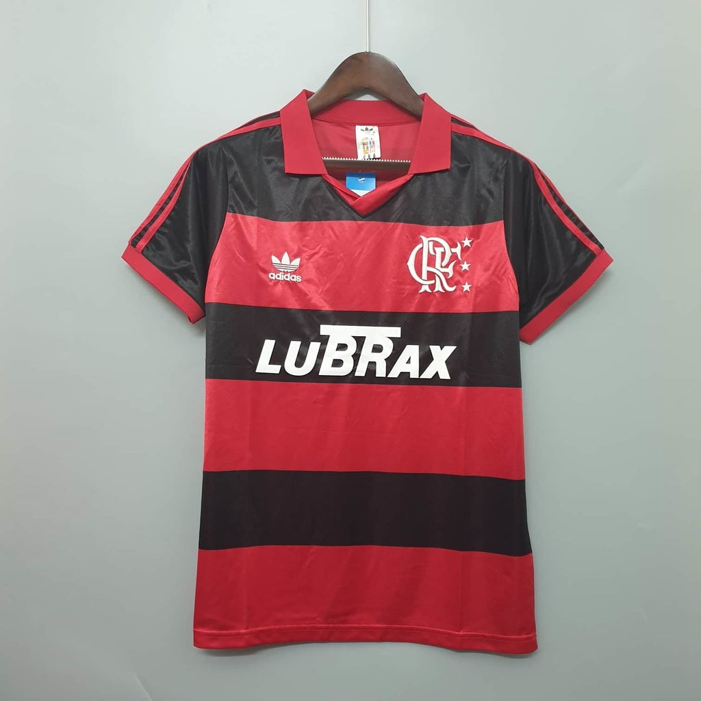 Jersey Flamengo Retrô 1990 Vermelha e Preta - Adidas