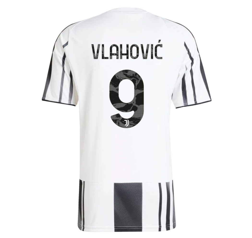 Jersey Juventus 25/26 Home #9 Vlahović