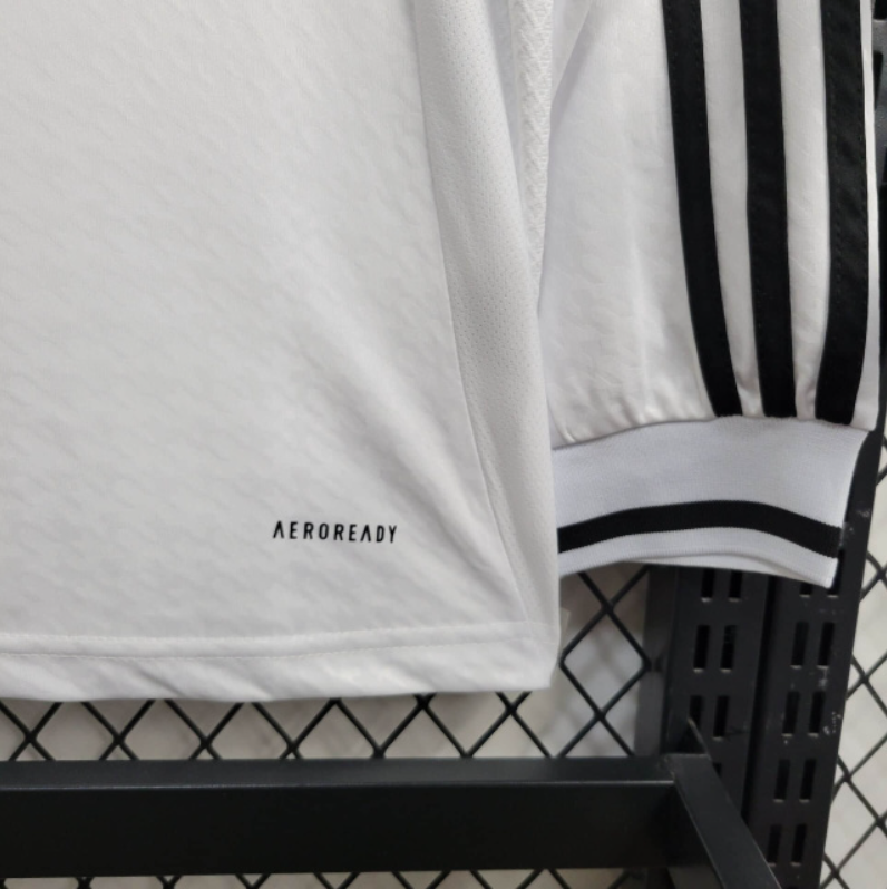 Real Madrid Trikot 24/25 Langarm Weiß