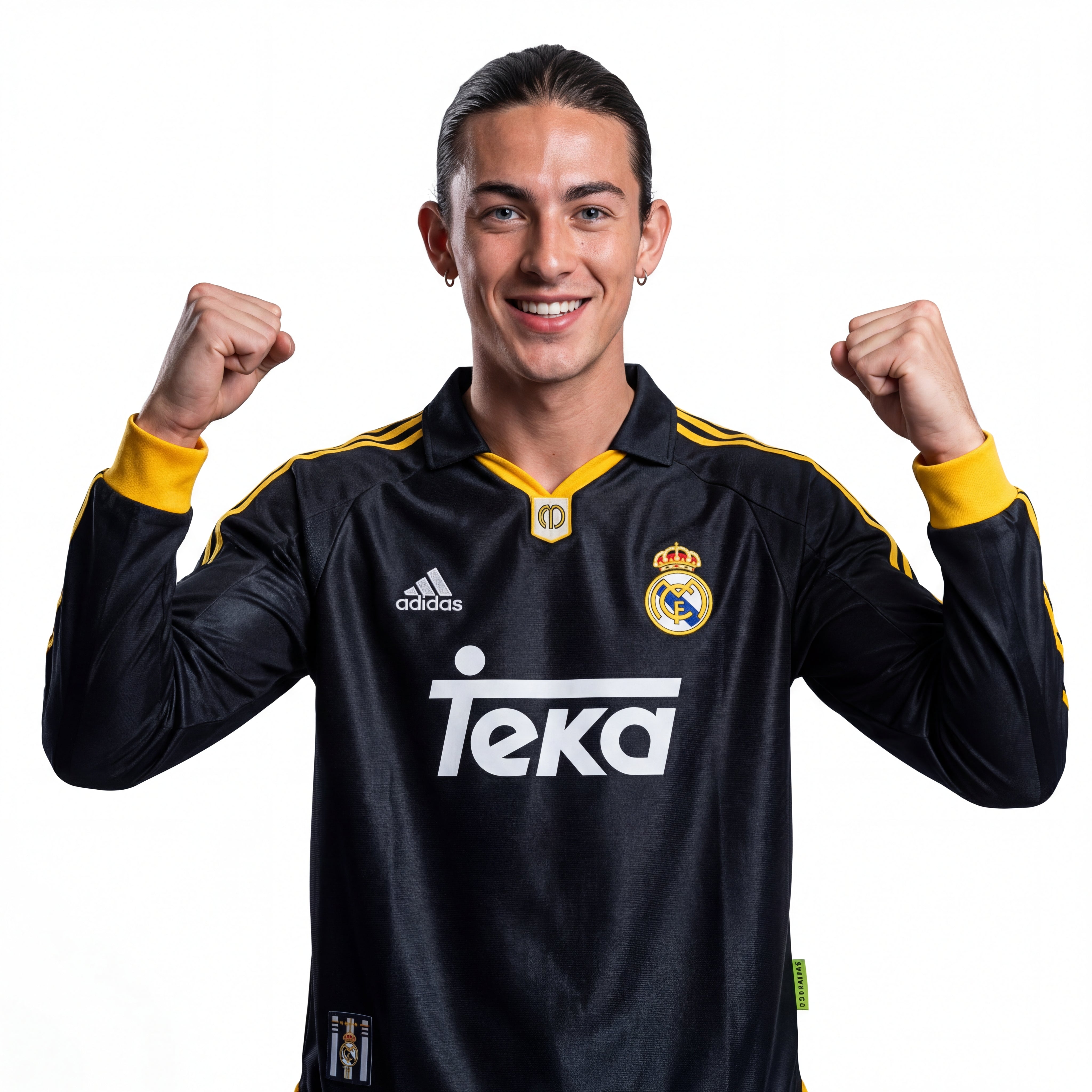 Jersey Real Madrid 99/00 Long Sleeve - Away Retro