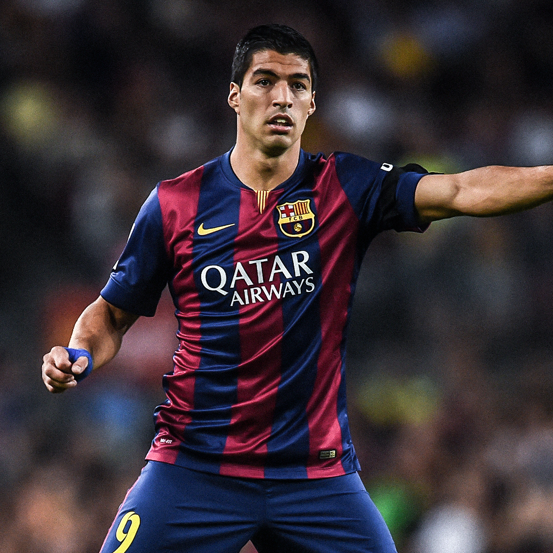 Trikot Suarez Barcelona 14-15 Legende