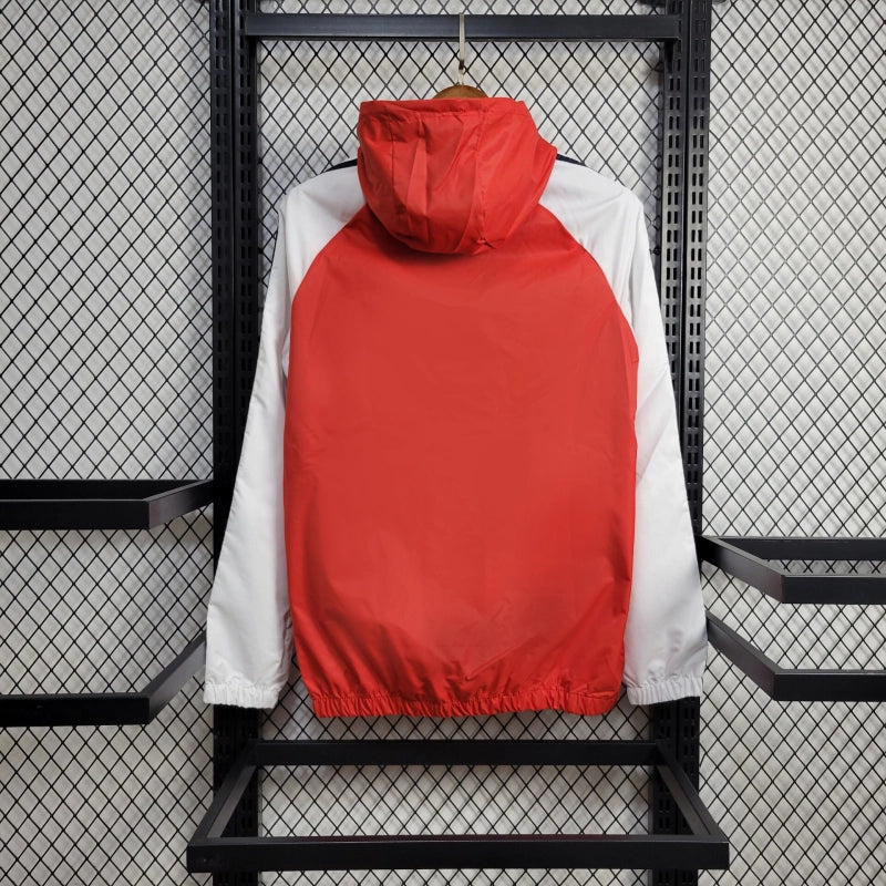 Windbreaker Bayern de Munique 24/25 - Branco e Vermelho