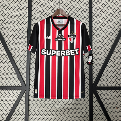 Trikot 24/25 São Paulo Auswärts + Alle Sponsoren 