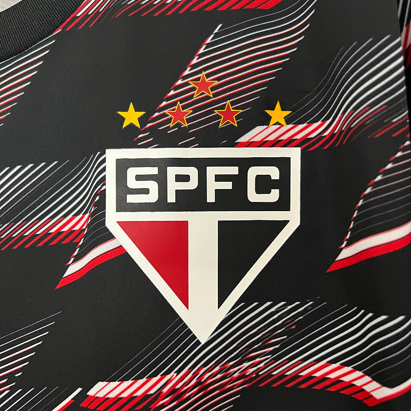 Trikot 24/25 Sao Paulo Anzug vor dem Spiel 