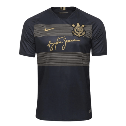 Jersey Corinthians Ayrton Senna 18/19 Retrô - Preta