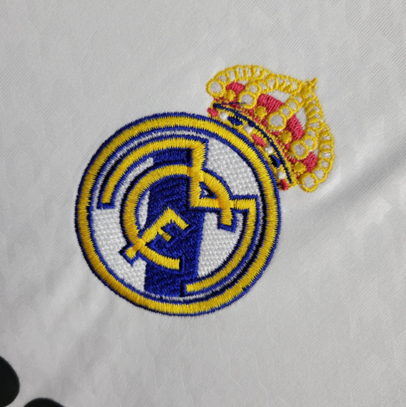 Real Madrid Trikot 24/25 Langarm Weiß 