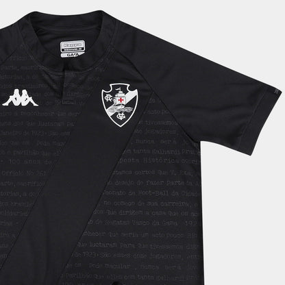 Jersey Vasco III 24/25 s/n° Kombat Jogador Kappa Masculina - Preto