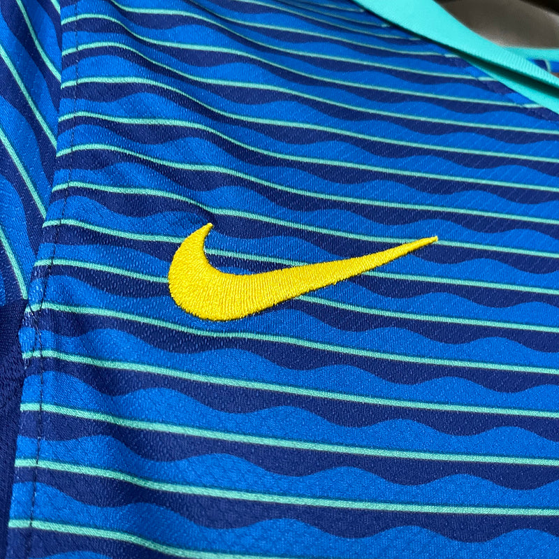 Jersey Damen Brasilien II 24/25 Nike - Gestreift 
