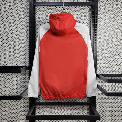Windjacke Flamengo 24/25 - Branco e Vermelho 