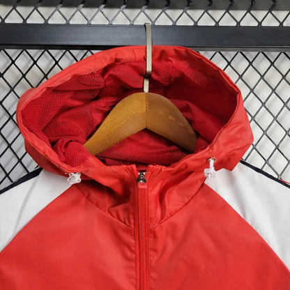 Windjacke Flamengo 24/25 - Branco e Vermelho 